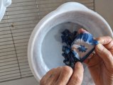 Atelier Shibori et indigo naturel à ADN Laine 71220 Pressy-sous-Dondin en Bourgogne du Sud 