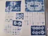 Atelier Shibori et indigo naturel à ADN Laine 71220 Pressy-sous-Dondin en Bourgogne du Sud 