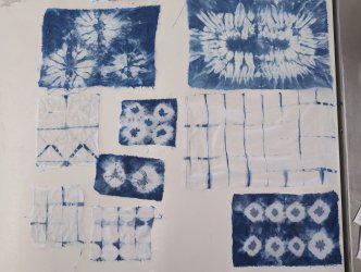 Atelier Shibori et indigo naturel à ADN Laine 71220 Pressy-sous-Dondin en Bourgogne du Sud 